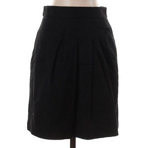 Anthropologie TABITHA  Yoke Pleated Textured Cotton Skirt Size 0